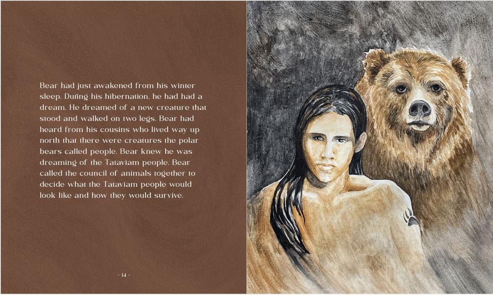 
                
                    Load image into Gallery viewer, A Tataviam Creation Story - Collector&amp;#39;s Edition Hard Cover Book
                
            